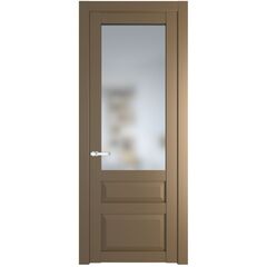 Межкомнатная дверь эмаль Profil Doors 2.5.3PD перламутр золото остеклённая
