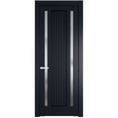 Межкомнатная дверь эмаль Profil Doors 3.5.1PM нэви блу остеклённая