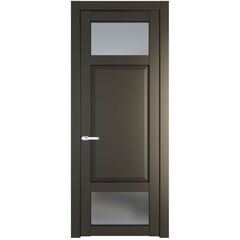 Межкомнатная дверь эмаль Profil Doors 2.3.4PD перламутр бронза остеклённая