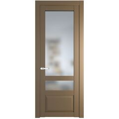 Межкомнатная дверь эмаль Profil Doors 2.5.4PD перламутр золото остеклённая