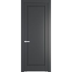 Межкомнатная дверь эмаль Profil Doors 3.1.1PD графит глухая