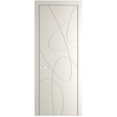 Межкомнатная дверь эмаль Profil Doors 6PE перламутр белый глухая