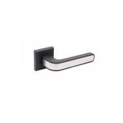 Дверная ручка PIEZA Q360 BLACK - MAT.NICKEL