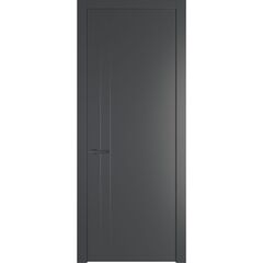 Межкомнатная дверь эмаль Profil Doors 12PA графит глухая
