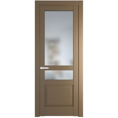Межкомнатная дверь эмаль Profil Doors 3.5.4PD перламутр золото остеклённая