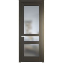 Межкомнатная дверь эмаль Profil Doors 4.5.2PD перламутр бронза остеклённая
