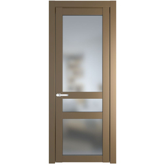 Межкомнатная дверь эмаль Profil Doors 1.5.2PD перламутр золото остеклённая