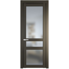 Межкомнатная дверь эмаль Profil Doors 1.5.2PD перламутр бронза остеклённая