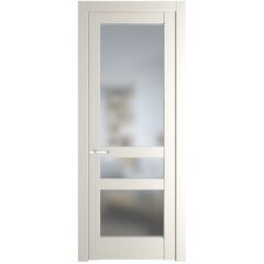 Межкомнатная дверь эмаль Profil Doors 3.5.2PD перламутр белый остеклённая
