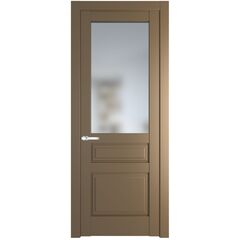 Межкомнатная дверь эмаль Profil Doors 3.5.3PD перламутр золото остеклённая