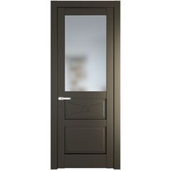 Межкомнатная дверь эмаль Profil Doors 1.5.2PM перламутр бронза остеклённая