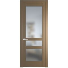 Межкомнатная дверь эмаль Profil Doors 3.5.2PD перламутр золото остеклённая
