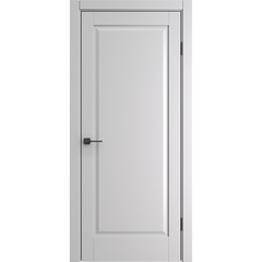 Межкомнатная дверь экошпон ДП 1 silver gray