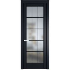 Межкомнатная дверь эмаль Profil Doors 3.1.2 (р.15) PD нэви блу остеклённая