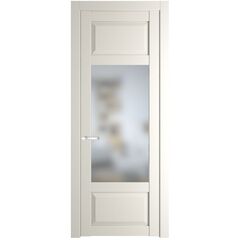 Межкомнатная дверь эмаль Profil Doors 2.3.3PD перламутр белый остеклённая