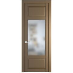 Межкомнатная дверь эмаль Profil Doors 2.3.3PD перламутр золото остеклённая