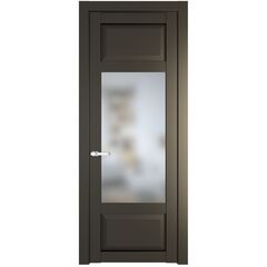 Межкомнатная дверь эмаль Profil Doors 2.3.3PD перламутр бронза остеклённая