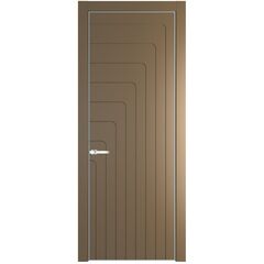 Межкомнатная дверь эмаль Profil Doors 10PE перламутр золото глухая