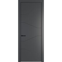 Межкомнатная дверь эмаль Profil Doors 2PA графит глухая