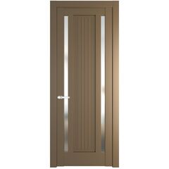 Межкомнатная дверь эмаль Profil Doors 3.5.1PM перламутр золото остеклённая