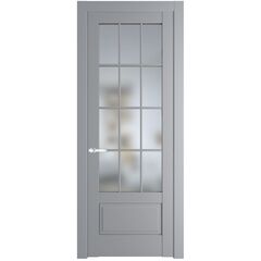 Межкомнатная дверь эмаль Profil Doors 3.2.2 (р.12) PD смоки остеклённая