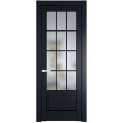 Межкомнатная дверь эмаль Profil Doors 3.2.2 (р.12) PD нэви блу остеклённая