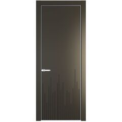 Межкомнатная дверь эмаль Profil Doors 7PE перламутр бронза глухая
