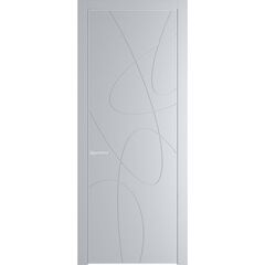 Межкомнатная дверь эмаль Profil Doors 6PE лайт грей глухая