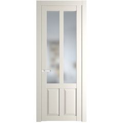 Межкомнатная дверь эмаль Profil Doors 2.8.2PD перламутр белый остеклённая