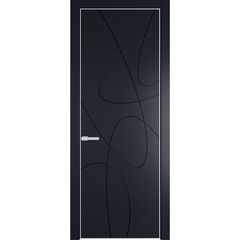 Межкомнатная дверь эмаль Profil Doors 6PE нэви блу глухая