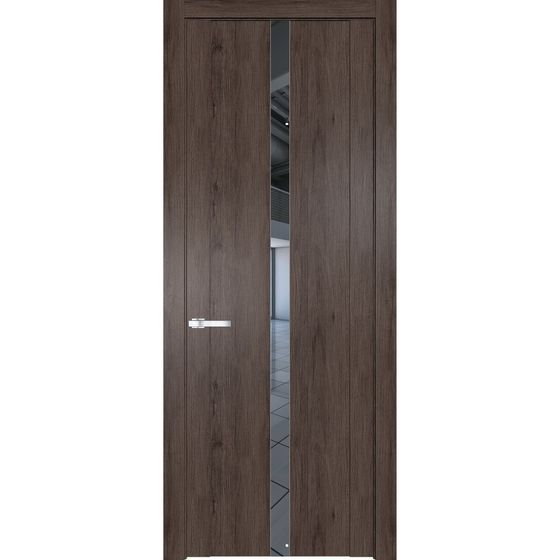 Межкомнатная дверь Profil Doors 1.8N дуб тобакко зеркало