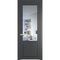 Межкомнатная дверь эмаль Profil Doors 2.2.2PD графит остеклённая