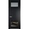 Межкомнатная дверь эмаль Profil Doors 1.3.2PM блэк остеклённая