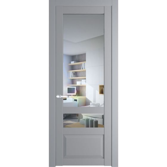 Межкомнатная дверь эмаль Profil Doors 2.5.4PD смоки остеклённая