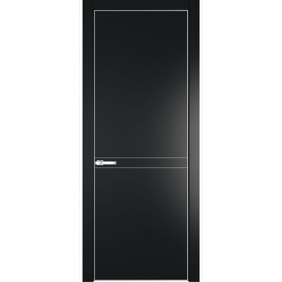 Profil Doors 11PA блэк профиль серебро