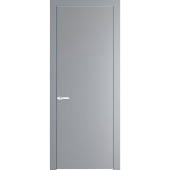 Фото межкомнатной двери эмаль Profil Doors 1PE смоки глухая кромка матовая