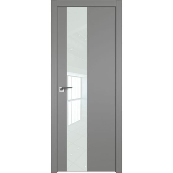 Межкомнатная дверь unilack Profil Doors 5E грей со вставкой