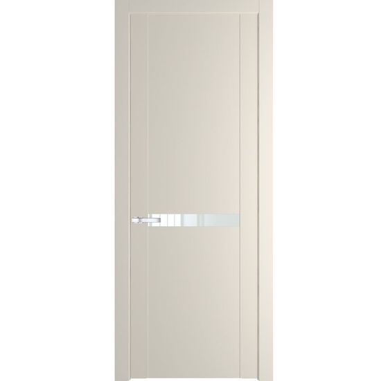 Межкомнатная дверь эмаль Profil Doors 1.4P кремовая магнолия стекло белый лак