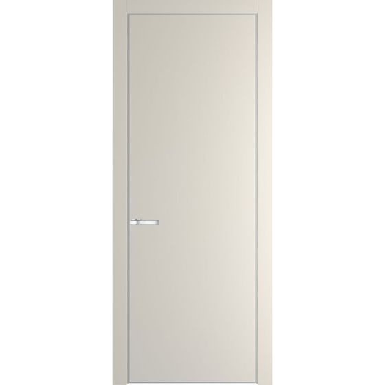 Фото межкомнатной двери эмаль Profil Doors 1PE кремовая магнолия глухая кромка матовая
