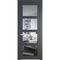 Межкомнатная дверь эмаль Profil Doors 1.4.2PD графит остеклённая