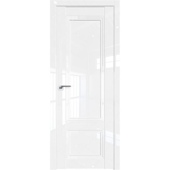 Межкомнатная дверь глянцевая Profil Doors 2.102L белый люкс глухая