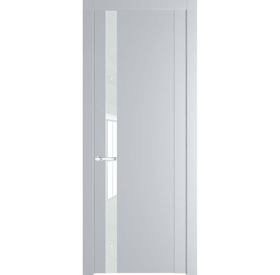 Межкомнатная дверь эмаль Profil Doors 1.2P лайт грей стекло белый лак
