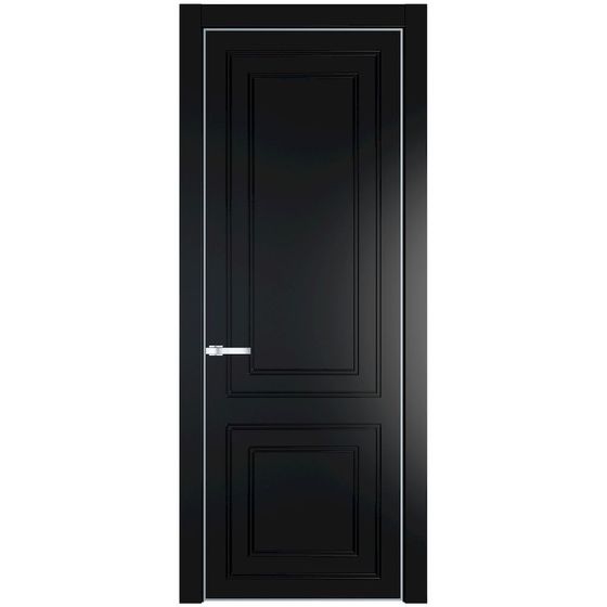 Profil Doors 27PA блэк профиль серебро