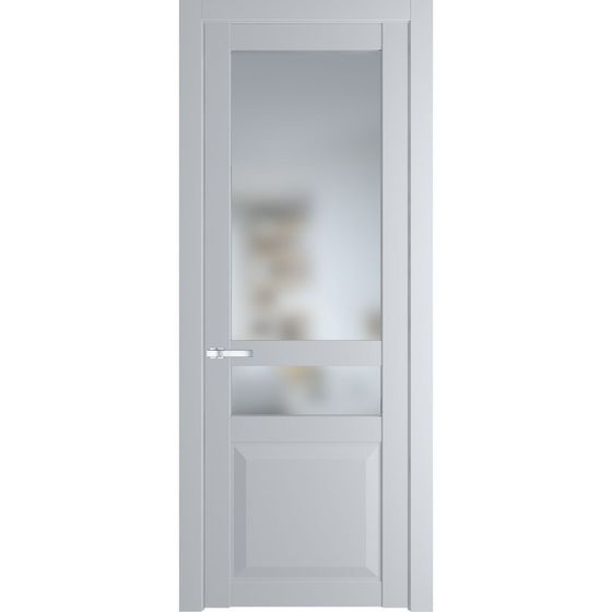 Межкомнатная дверь эмаль Profil Doors 1.5.4PD лайт грей остеклённая