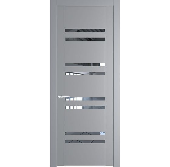 Межкомнатная дверь эмаль Profil Doors 1.6P смоки стекло прозрачное
