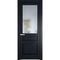 Межкомнатная дверь эмаль Profil Doors 3.5.3PD нэви блу остеклённая