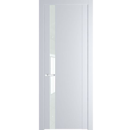 Межкомнатная дверь эмаль Profil Doors 1.2 P стекло белый лак