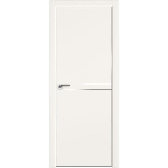 Межкомнатная дверь unilack Profil Doors 111E дарквайт с алюминиевым молдингом