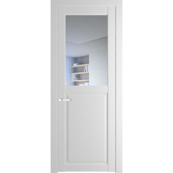 Межкомнатная дверь эмаль Profil Doors 2.6.2PD крем вайт остеклённая