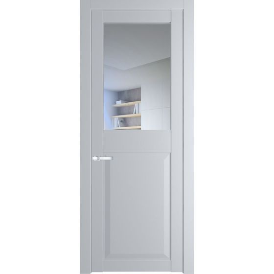 Межкомнатная дверь эмаль Profil Doors 1.6.2PD лайт грей остеклённая